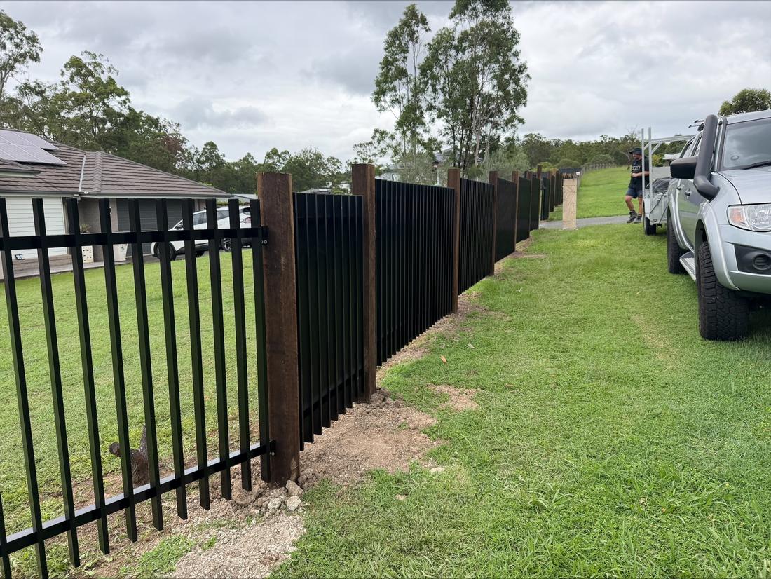 Aluminium fencing installed by Fence Me