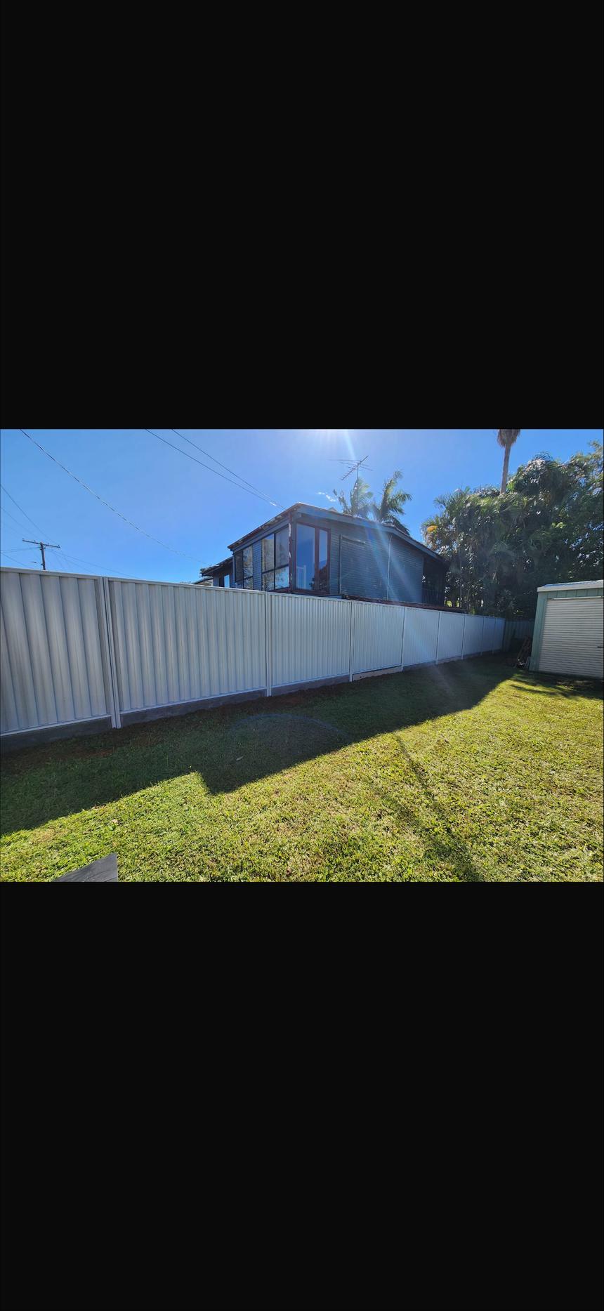 Colorbond® fencing installed by Fence Me