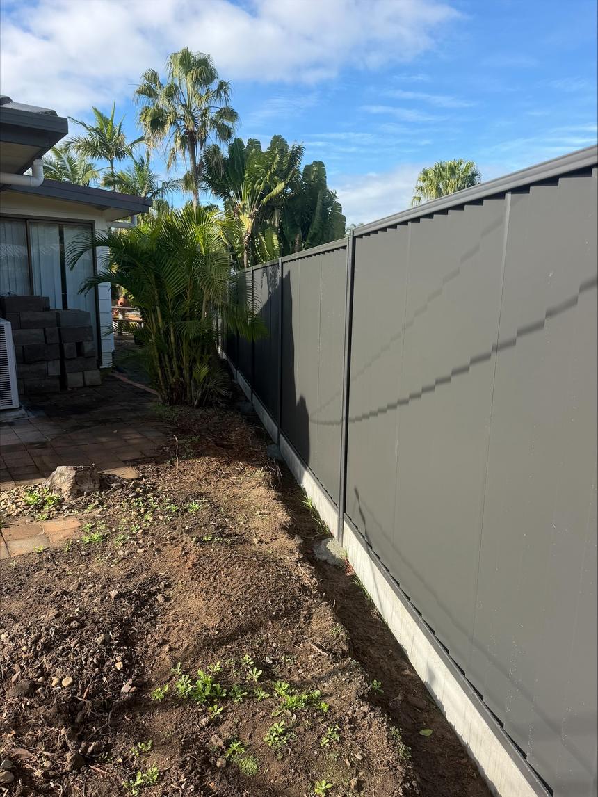 Colorbond® fencing installed by Fence Me
