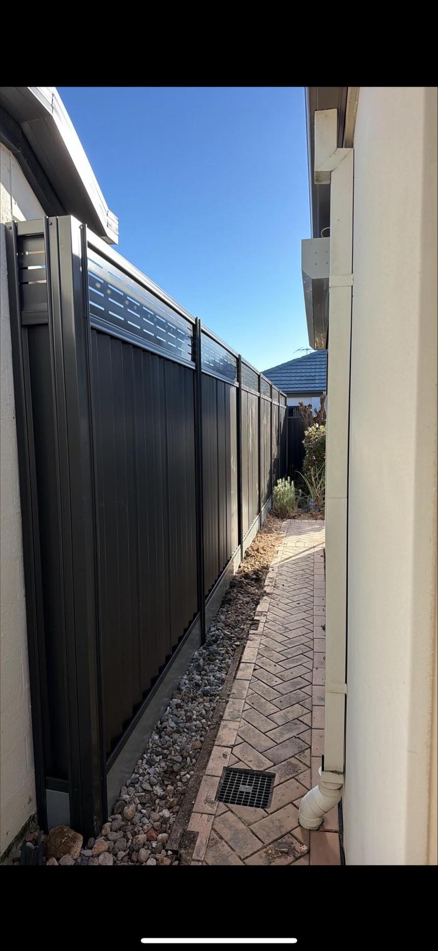 Colorbond® fencing installed by Fence Me